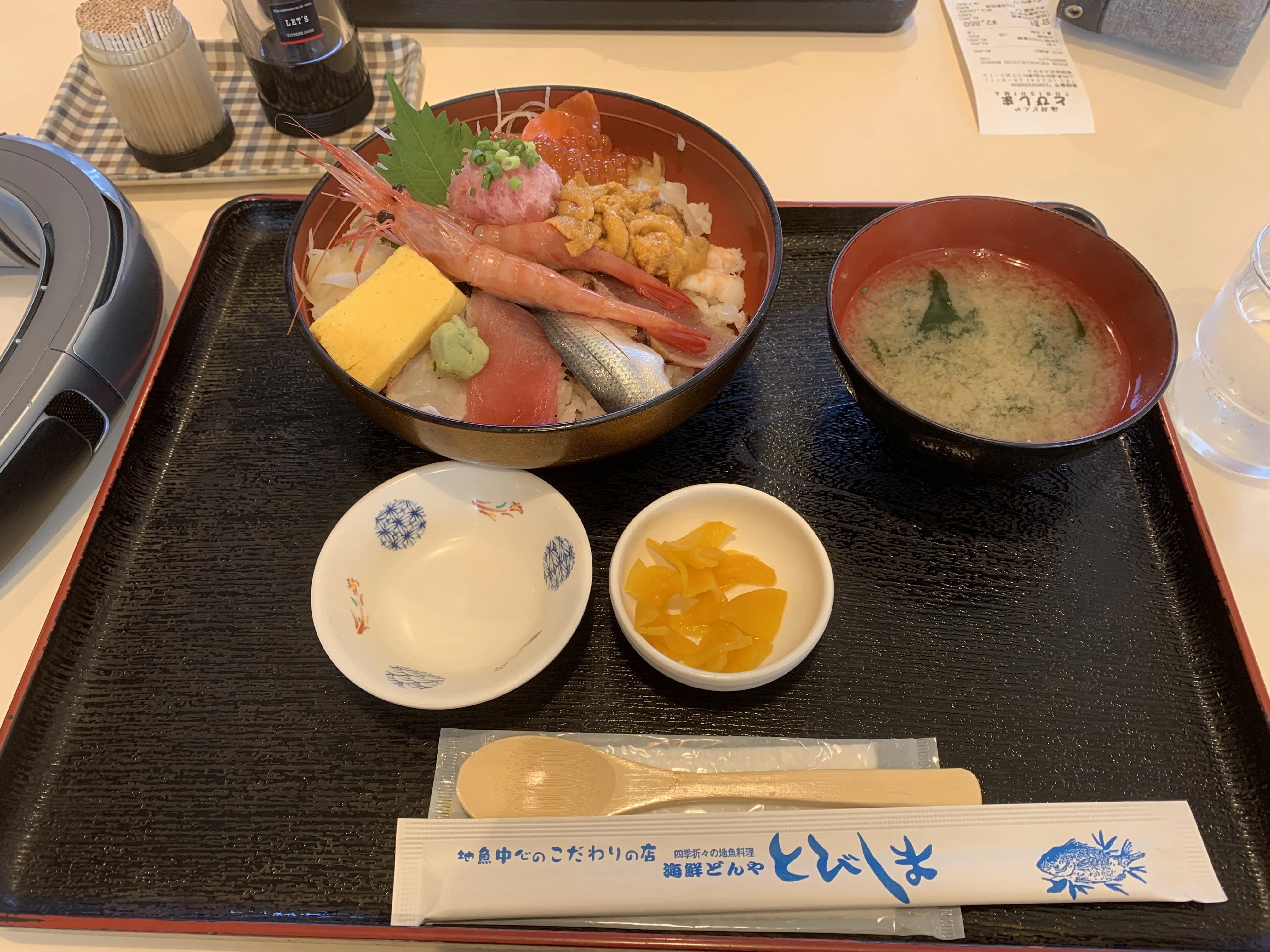 酒田市の海鮮丼が美味しい！